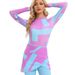 2023 New 3-Piece Muslim Set Printed Conservative Beach Swimwear Chest Pad + Apron Scarf Separately_desvips.com
