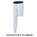 Men's High-Waisted Quick Drying Cropped Athletic Pants Tight Fitting Single Leg Fitness Basketball Training Leggings In Stock_desvips.com