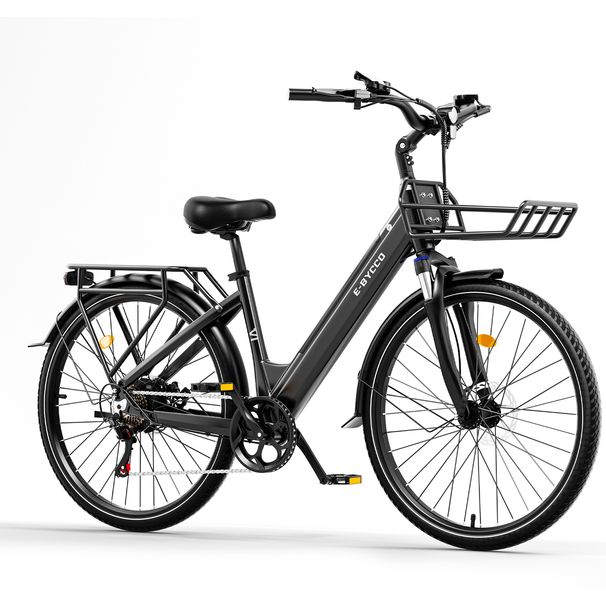 E·Bycco V1 Urban Electric Bike With 36V 15.6Ah Battery,Shimano 7-Speed,_desvips.com