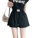 Fashionable Women's Summer Outfit 2026 New Style: Backless Short-sleeve T-shirt Two-piece Set With Sporty Casual_desvips.com