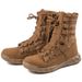 Hiking High Top Tactical Desert Brown Lightweight Combat Training Boots_desvips.com