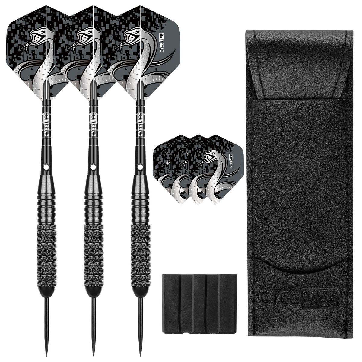 CyeeLife 24g 3PCS Professional Flying Steel Needle Tip Dart Sport Outdoor Indoor Entertainment Game Accessories_desvips.com