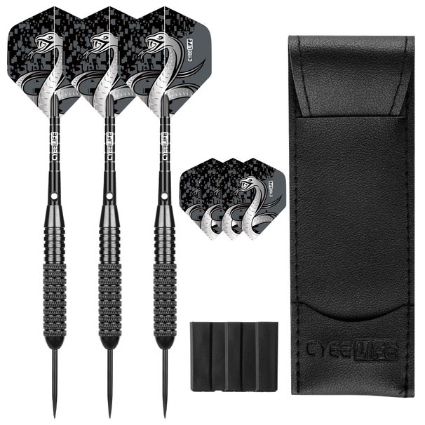 CyeeLife 24g 3PCS Professional Flying Steel Needle Tip Dart Sport Outdoor Indoor Entertainment Game Accessories_desvips.com