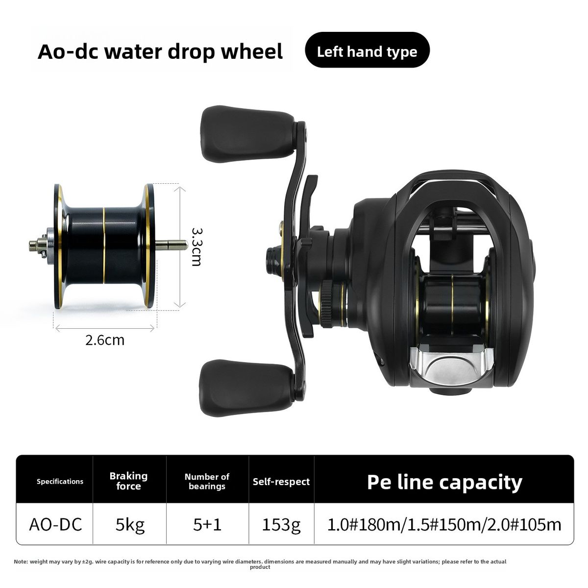 Chi Ren DC Electronic Brake Baitcasting Lure Long-distance Casting Metal Spool, Anti-line Explosion Fishing Reel,_desvips.com