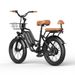 KICKWEY LD20 Urban Electric Bike With 48V 20Ah Removable Battery, Front Basket & Rear Seat_desvips.com