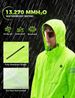 ROCKBROS Men's Women's Reflective Windproof Rain Jacket + Rain Pants Suit_desvips.com