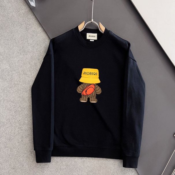 Jiasiqi Trendy Base Shirt Round Neck Long Sleeve Spring Autumn New Printed Fashion Casual Versatile Sweatshirt_desvips.com