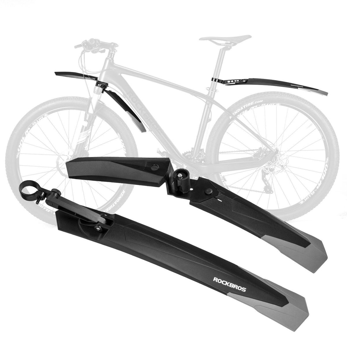 ROCKBROS Bike Mudguard Set Splash Guard 26/27.5/28’ MTB Bike Mudguard_desvips.com
