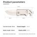 Outdoor Folding Pocket Fruit Knife, D2 Steel, Mini Portable, Suitable Opening Packages, Keychain Accessory,_desvips.com