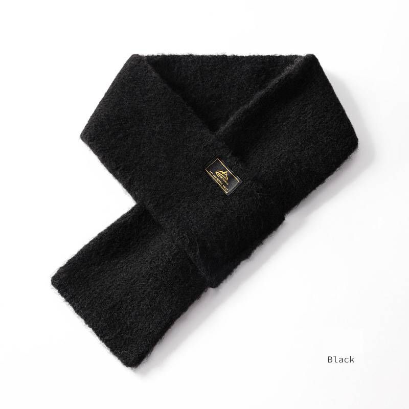 Scarves Winter New Imitation Cashmere Scarf Men's Outdoor Leisure Plus Velvet Warm Knitted Neck Scarf Retro DWJ47_desvips.com