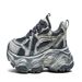 New Product Fashion Sneakers Youth/Men Low Top Lace-Up Breathable Thick Sole Height-Increasing Non-Slip Wear-Resistant Shock-Absorbing Running Shoes_desvips.com