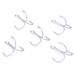 Sea High Carbon Steel With Barbs Anchor Lure Fishing Gear White Treble Hooks 100 Pieces/Pack_desvips.com