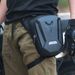 Hard Shell Waist Fanny Pack,Water‑Resistant EVA Sling Crossbody Bag With Reflective Logo For Motorcycle Hiking Outdoor_desvips.com