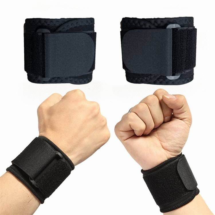 Adjustable Wrist Brace – Breathable Sports Support For Tennis Gym & Work (Black)_desvips.com