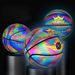 Reflective & Glow In The Dark Size 7 Basketball - Durable PU Street Basketball With Anti-Slip Grip_desvips.com