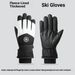Unisex Winter Ski Gloves – Touchscreen, Thermal Fleece-Lined For Snowboarding, Cycling & Hiking (One Size, Black/White/Grey/Blue/Pink/Purple)_desvips.com
