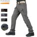 Men's Softshell Tactical Pants Winter Skiing Hiking Fleece-Lined Waterproof Windproof Multi-Pocket Camouflage Work Pants_desvips.com