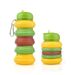 Hamburg Children's Creative Water Cup, Portable Drop-proof And Leak-proof Silicone Water Cup, Outdoor Sports Kettle_desvips.com