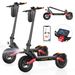 isinwheel T8 ABE Electric Scooter 15Ah 48V 500W Motor 10in Folding Moped Electric Scooter 80-100KM Mileage_desvips.com