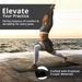 Yoga Mats Natural Rubber PU Yoga Mat Non Slip Sweat Absorption Shock Absorption Silent Thickened Home Dance Fitness Mat_desvips.com