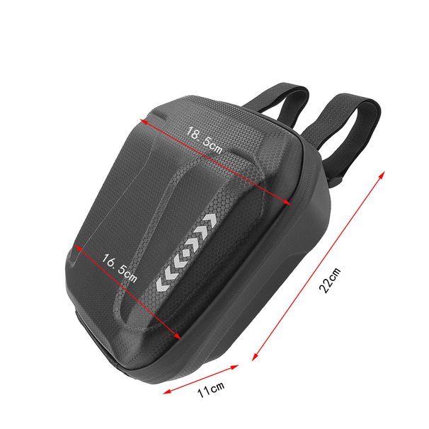 Electric Scooter Bag EVA Hard Shell Storage Bag Electric Folding Bicycle Handlebar Bag Balance Car Front Bag_desvips.com