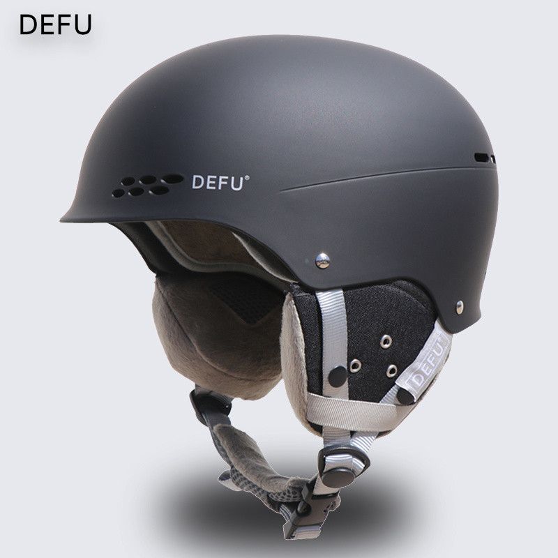 Helmet Integrated Snowboard Riding Protective Gear Head Cover Anti-Fall Ski Hat Warm Adjustable_desvips.com