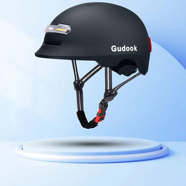 GUDOOK Outdoor Bicycle AI Intelligent High-End Cycling Integrated Helmet Sports Bluetooth Flash Light Rechargeable_desvips.com