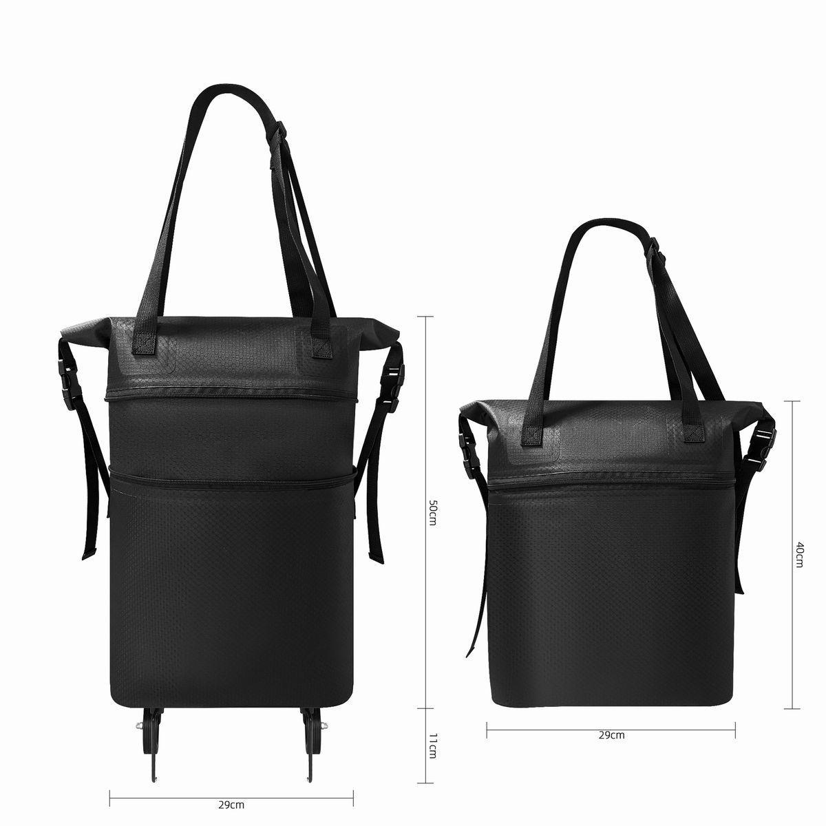 New Outdoor Camping Waterproof Luggage Home Shopping Travel Foldable Trolley Large Capacity Storage Bag_desvips.com