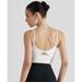 Nude Feel Detachable U-Neck Yoga Vest For Women, Twist Knot Beautiful Back Sports Bra, Running Training Fitness Bra Top_desvips.com