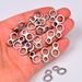 Lure Bait High-Strength Stainless Steel Flattened Ring Hook Binding Single Circle Fishing Gear Accessories Connector 20_desvips.com