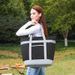 Insulated Tote Bag For Groceries Large Thermal Shopping Bag With Pizza Compartment Leakproof Picnic Cooler Market Tote Foldable Reusable Freezer Bag_desvips.com