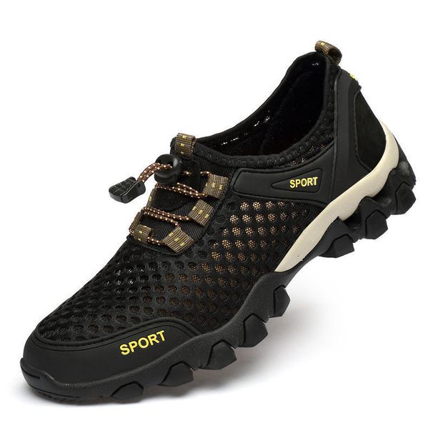 New Outdoor Water Summer Men's Sandals Korean Style Trendy Hiking Shoes Breathable Mesh Dropshipping_desvips.com
