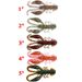 2g/5cm Fishy Smell Curly Tail Shrimp Lobster Lure Soft Bait Simulation Insect Perch Fish Bait A Bag Of 5_desvips.com