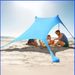 Portable Beach Tent With Lycra Canopy - UV Protection Sun Shelter For Camping Picnics & Outdoor Relaxation_desvips.com