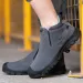 Breathable Steel Toe Cap Shatterproof Rubber Tire Sole Suitable For Mens Lightweight And Non Slip Safety Shoes 240918_desvips.com