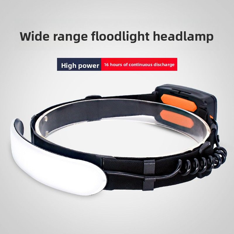 Jinlaoda K188 Floodlight Headlamp Diffuse Strong Rechargeable Safety Helmet Lamp Construction Site Maintenance_desvips.com