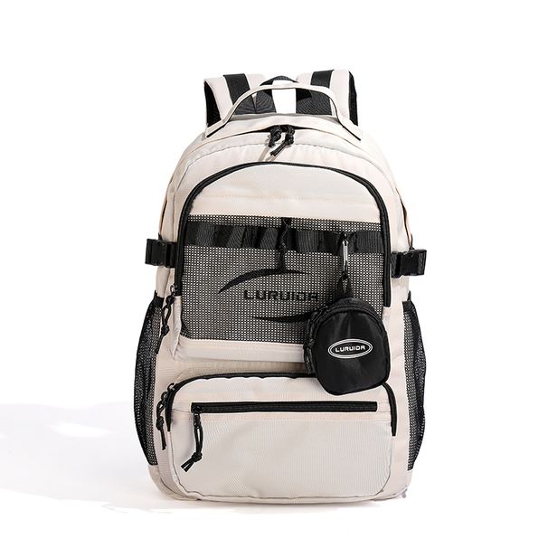 Trendy Brand Women's Outdoor Short-Distance Travel Large Capacity High School And College Student Schoolbag Lightweight_desvips.com