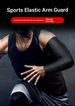 Basketball Protective Gear Sports Fitness Protection Thin Elongated Elbow Pads Male Breathable Sweat Absorbing Sleeves Arm Guards_desvips.com