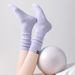001 Tube For Women Indoor Dance Pilates Non-Slip Yoga Internet Celebrity Style Outdoor Wear Stacked Melad Long Socks_desvips.com