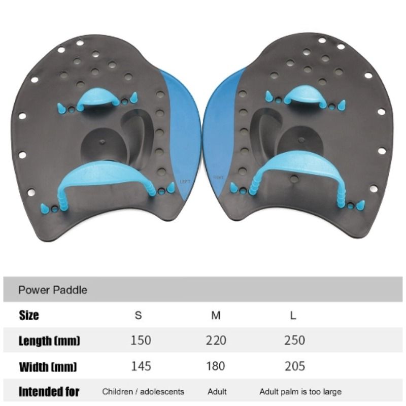 Swimming Paddles Fins Flippers Girdles Correction Water Sport Hand Webbed Gloves For Adults Children Swim Training_desvips.com
