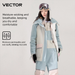 VECTOR Ski Suit Unisex Loose Warm Windproof Waterproof Jacket Abrasion Resistant Snowboard_desvips.com