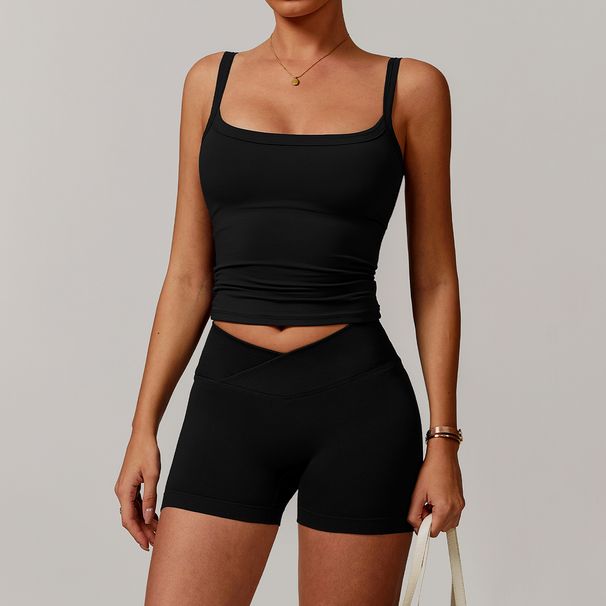 Women’s Clothing Long Sleeved Yoga Suit Large Neckline One Shoulder Long Sleeved Fitness Sports Suit Female_desvips.com