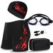Men’s Clothing Men's Swimming Trunks Large Size Boxer Trunks Men's Fashion Hot Spring Swimsuit Swimming Goggles Swimming Cap Set Swimming Equipment_desvips.com