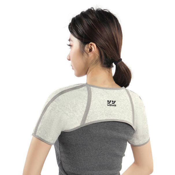 Mugwort Shoulder Wrap For Neck & Shoulder Pain Relief – Thermal Retaining, Adjustable & Breathable For Men & Women – Winter Sleeping & Daily Use_desvips.com