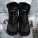 Winter Warm And Velvet Couple High Top Large Anti Slip Outdoor Snow Boots_desvips.com