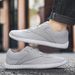 Unisex Breathable Knit Running Shoes - Wide Toe Box Barefoot Design For Jogging, Cycling & Tai Chi - Lightweight & Flexible_desvips.com