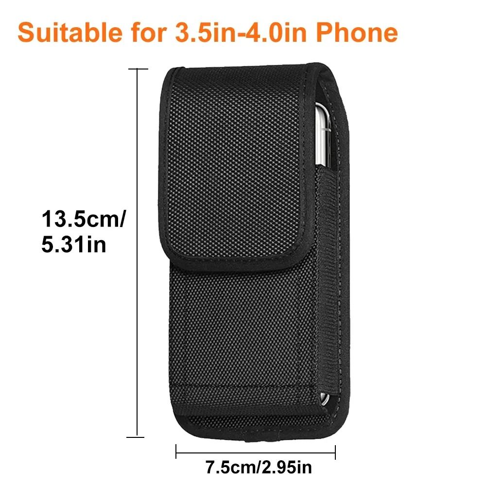Tactical Cell Phone Pouch Holster With Free D Shaped Buckle Protable Wallet Card Waist Pack Outdoor Sports Nylon_desvips.com