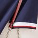 2025 Summer New Polo Collar Color Block Slim Fit Casual Versatile Sports Dress For Women_desvips.com