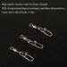 50/100PCS Pin Bearing Rolling Swivel Stainless Steel Snap Pike Fishing Accessories Connector Fishhook Lure Swivels Tackle_desvips.com