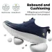 Fitville Wide MenS SlipOn Running Shoes Lightweight Breathable Outdoor Casual Sports Walking Sneakers For Swollen Feet_desvips.com
